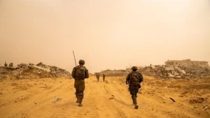 Israeli troops are deployed in the Gaza Strip. (Photo: Xinhua)