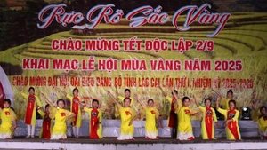 Golden Season Festival 2025 in Mu Cang Chai Commune.