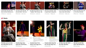 The “Xin Chao Viet Nam” project decodes cheo on YouTube, making the art form easier to understand and accessible to all audiences. (Screenshot)