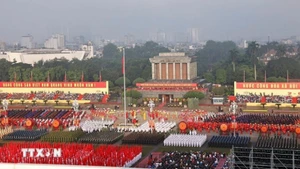 The grand ceremony marking the 80th anniversary of the August Revolution and National Day in Ba Dinh Square. (Photo: VNA)