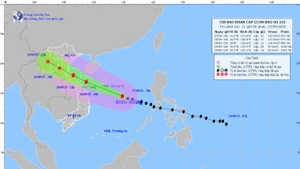 The projected path of Bualoi. (Source: NCHMF)
