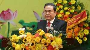 NA Chairman Tran Thanh Man speaks at Can Tho's first Party Congress for the 2025-2030 tenure on September 27.