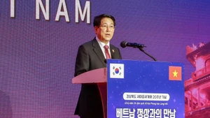 President Luong Cuong speaks at the event. (Photo: Xuan Ky)