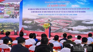 PM Pham Minh Chinh speaks at the event. (Photo: Tran Hai)