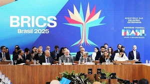 Leaders of BRICS countries and its partners at the Brazil summit 2025. (Photo: Sputnik Globe)