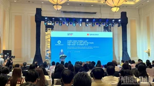 An overview of the ceremony marking ten years of Aus4Skills. (Photo: Trung Hung)