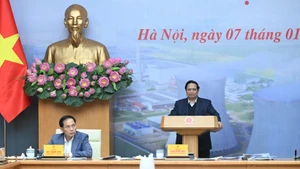PM Pham Minh Chinh speaks at the meeting. (Photo: Tran Hai)