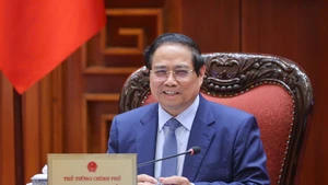 Prime Minister Pham Minh Chinh at the working session with leaders of ministries, sectors, and CT Group on August 13 (Photo: Tran Hai)