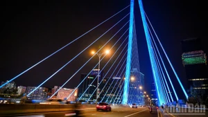 Ho Chi Minh City at night. (Photo: Thanh Dat)