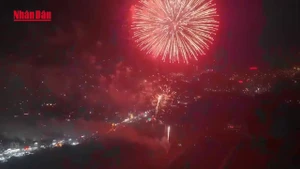 Celebrating the 14th National Party Congress: Ha Noi residents to watch large-scale artistic fireworks display for the first time