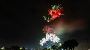 In pictures: Fireworks explode over Ha Noi’s sky to ring in Year of the Horse