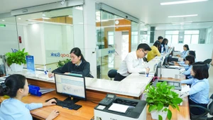 A transaction office of Co-opBank in Ninh Binh Province.