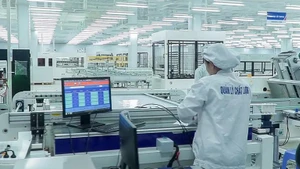 SolarBK's solar panel manufactural facility in the former province of Ba Ria-Vung Tau.