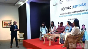 The seminar on women in leadership. (Photo: NDO)