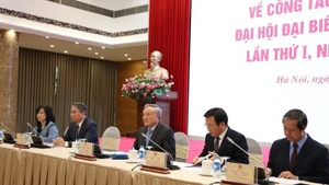 At the press conference on the preparation work for the first Congress of the Government’s Party Organisation for the 2025-2030 tenure. (Photo: VGP)