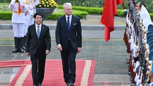 President Luong Cuong and Lithuanian President Gitanas Nauseda.