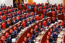 At the opening of the 14th Party Central Committee’s second plenum (Photo: VNA)