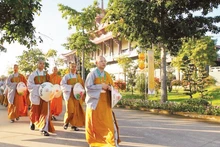Tens of thousands of domestic and foreign delegates, monks, nuns, and Buddhist followers in the country and from 85 countries and territories attended the activities within the framework of the United Nations Day of Vesak 2025. (Photo: VNA)