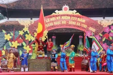 An epic art performance recreating the heroic spirit of the Tay Son army during the 1789 spring campaign. (Photo: VNA)