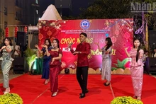 An artistic performance at the Student Tet – Welcome Lunar New Year of the Horse 2026 programme. (Photo: HUY VU)