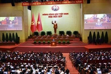 An overview of the opening session of the 14th National Congress of the Communist Party of Viet Nam on January 20 (Photo: VNA)