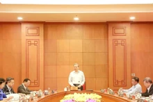 Party General Secretary To Lam speaks at the working session with the Party Central Committee’s Office. (Photo: VNA)