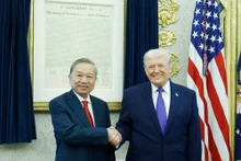 [In pictures] Party General Secretary To Lam meets US President Donald Trump
