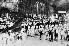 Compatriots in Sai Gon responded to the Call for General Uprising by the Party Central Committee and President Ho Chi Minh. (File photo: VNA)