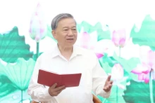 Party General Secretary To Lam at the working session with the Party Central Committee’s Commission for Information and Education, and Mass Mobilisation on June 11 (Photo: VNA)