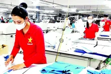 A workshop of Ha Quang Garment Factory.