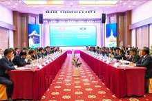 An overview of the 34th Annual Meeting between the Viet Nam–Laos Border Delegations. (Photo: VNA)