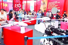 Technology products showcased at the national achievement exhibition “80-year Journey of Independence – Freedom – Happiness” (Photo: NDO)