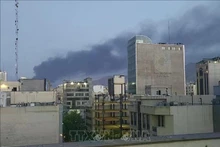 Smoke rises following an explosion in Tehran, Iran, on June 15, 2025. (Photo: Xinhua/VNA)