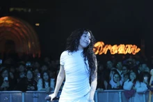 Singer My Anh performs at Vivid Sydney (Australia). (Photo: provided by the artist)