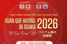 The “Spring Homeland – Great Unity Tet Osaka 2026” programme will be held at Ikuno Park, Osaka City, Japan on January 4, 2026.