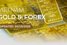 Gold bars and gold rings drop by one million VND per tael on October 24 afternoon