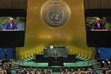 UN Secretary-General Antonio Guterres speaks during a session of the United Nations General Assembly at its headquarters in New York. (Photo: XINHUA)