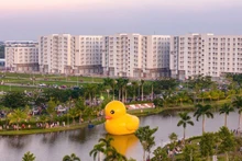 Modern and convenient social housing areas help enhance the quality of life for people.