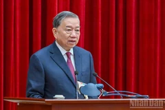 Party General Secretary To Lam addresses the conference. (Photo: NDO)