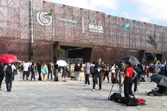 Delegates attend the COP30 in Belém, Brazil, on November 10, 2025. (Photo: Xinhua)