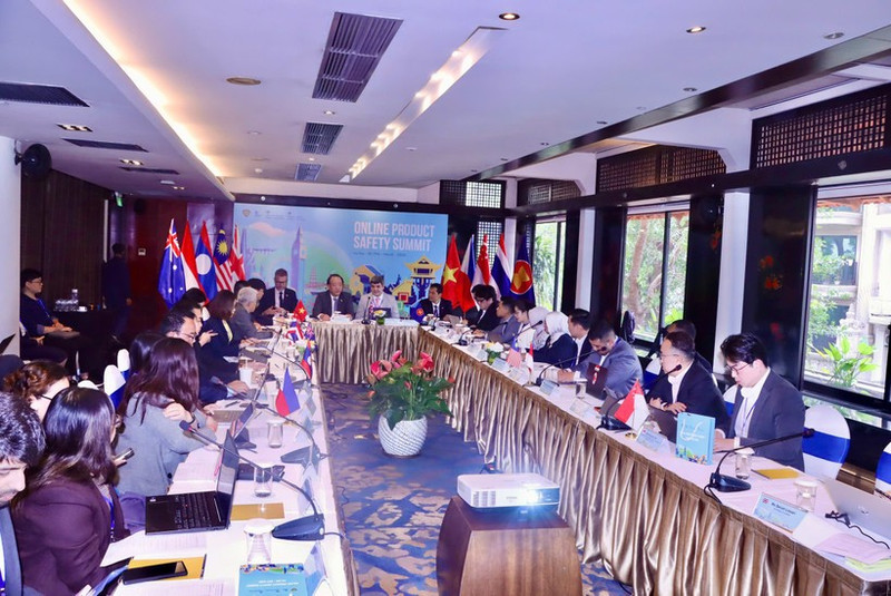 At the Online Product Safety Summit in Ha Noi on March 18. (Photo: dms.gov.vn)