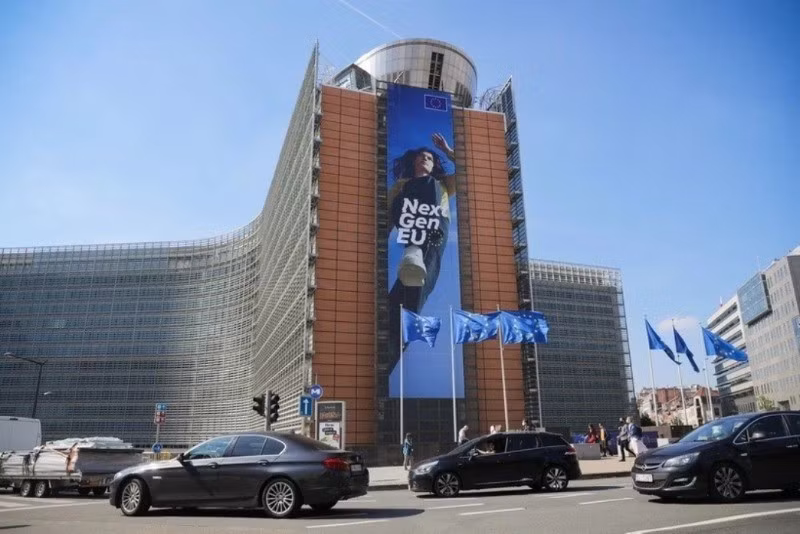 Headquarters of the European Commission in Brussels, Belgium. (Photo: Xinhua/VNA)