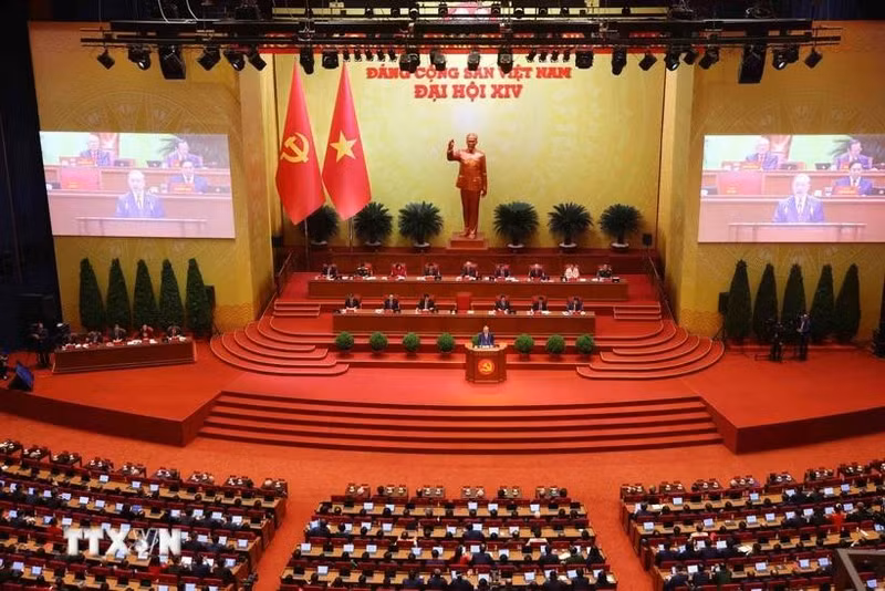 A view of the 14th National Congress of the Communist Party of Viet Nam. (Photo: VNA)