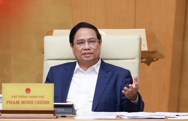 Prime Minister Pham Minh Chinh addresses the Government’s law-making session in Ha Noi on July 23. (Photo: VNA)