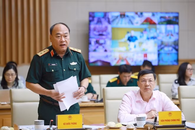Lieutenant General Le Quang Dao, Deputy Chief of the General Staff of the Viet Nam People’s Army, speaks at the event. (Photo: VNA)