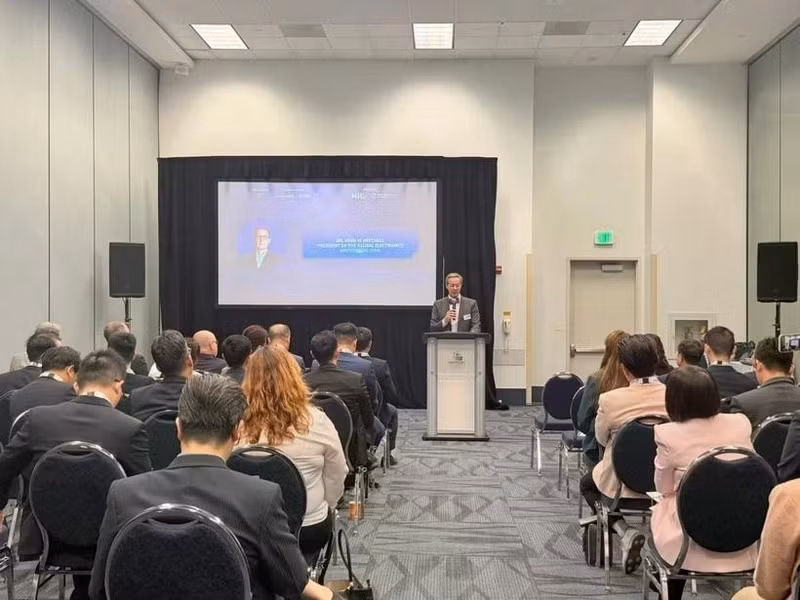 An overview of the Viet Nam–US Innovation and Investment Forum in Ha Noi (Photo: Viet Nam Ministry of Finance)