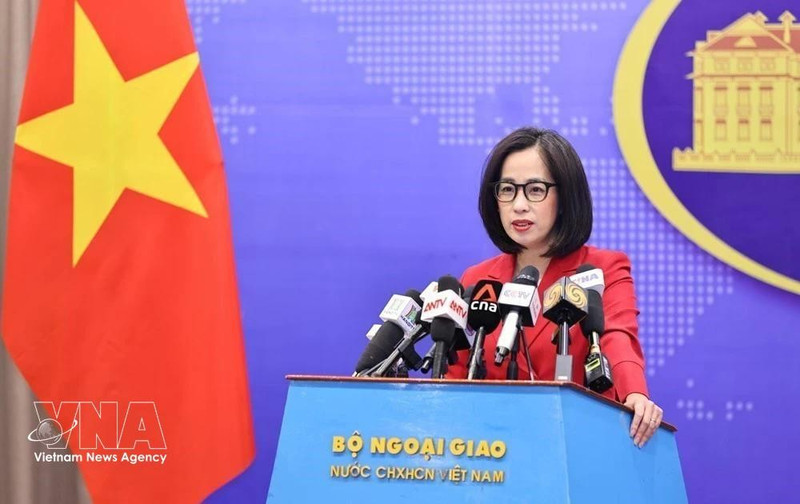 Spokesperson of the Vietnamese Ministry of Foreign Affairs Pham Thu Hang (Photo: VNA)
