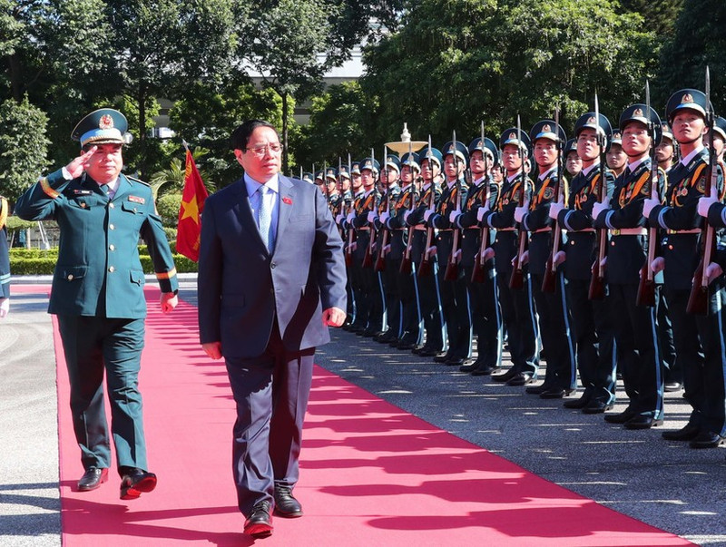 Prime Minister Pham Minh Chinh attends the celebration ceremony. (Photo:VNA)