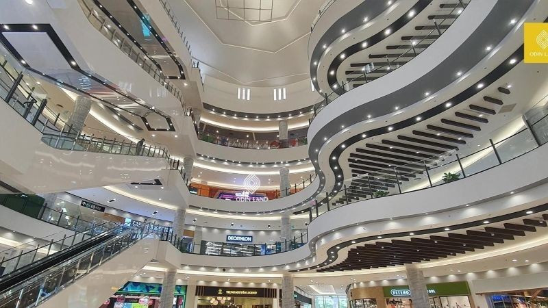 Inside a shopping centre in Ho Chi Minh City