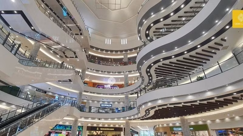 Inside a shopping centre in Ho Chi Minh City